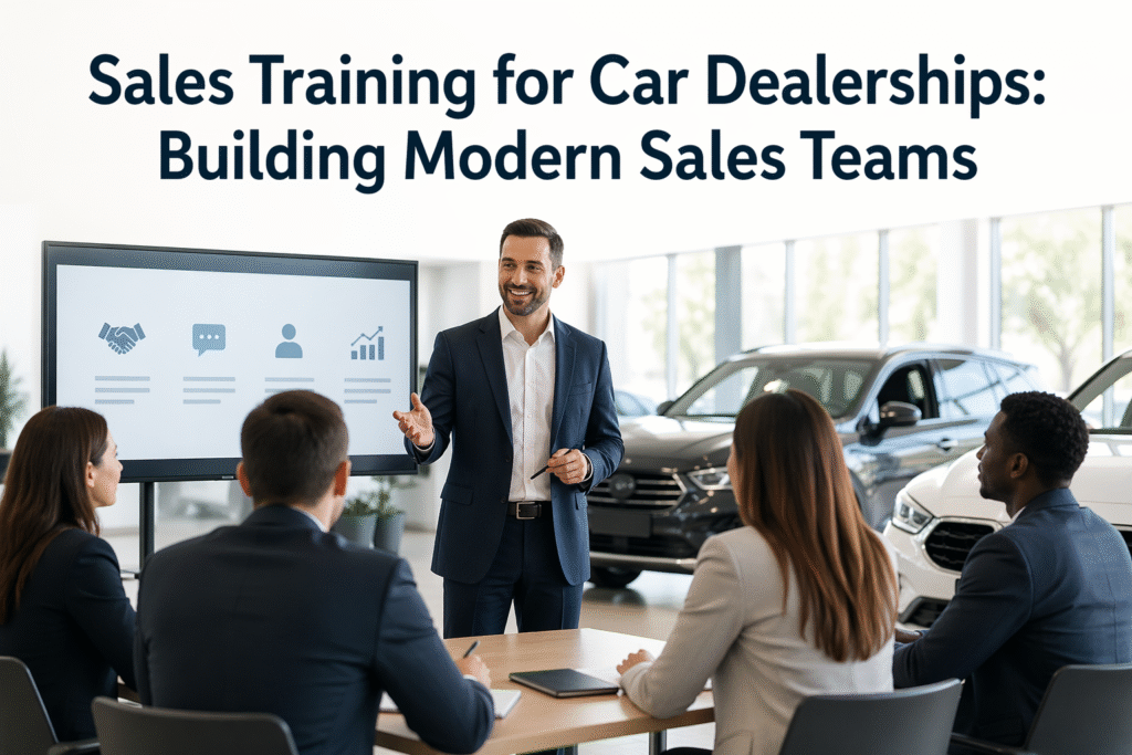 Sales Training for Car Dealerships: Building Modern Sales Teams
