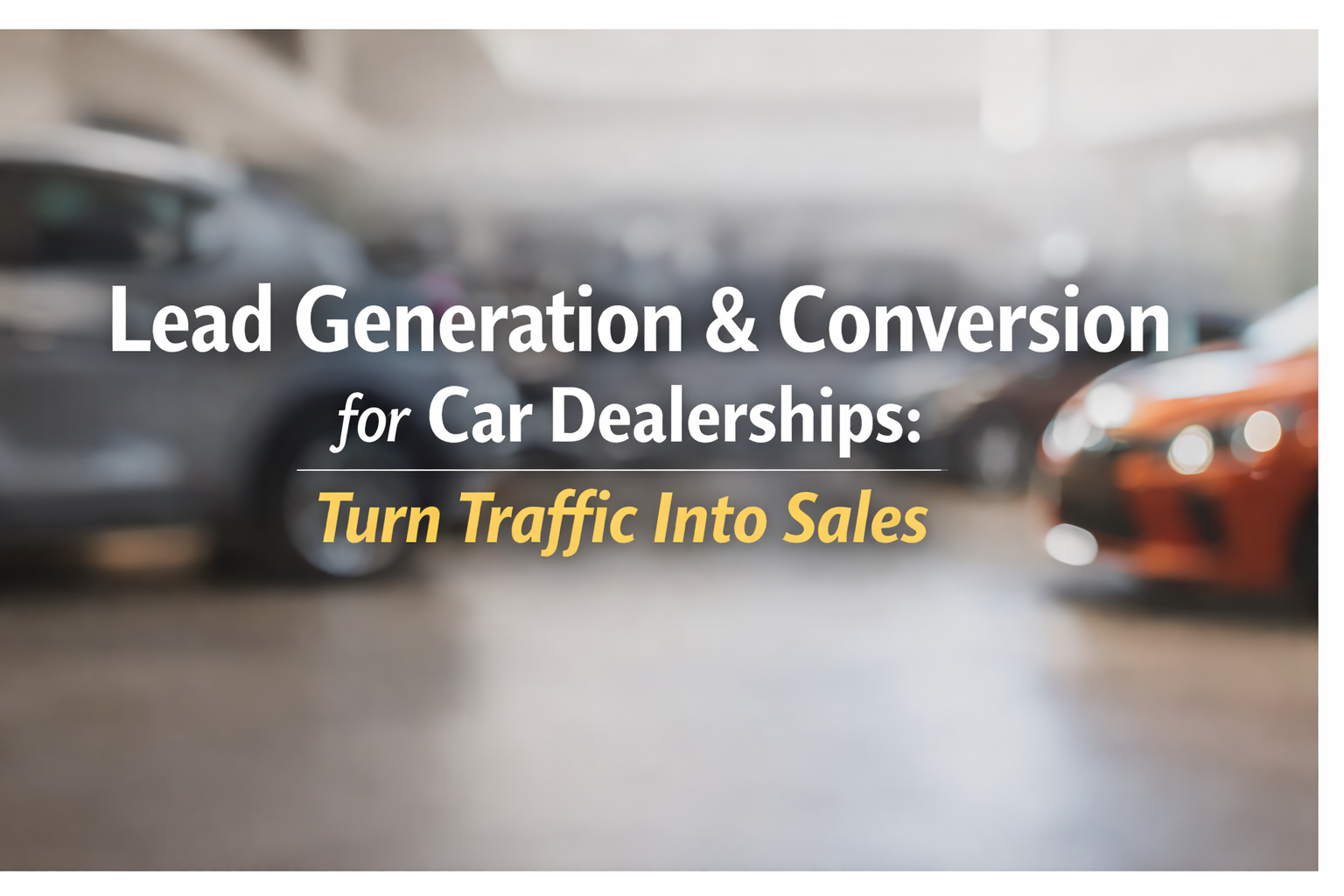 Lead Generation for Car Dealerships