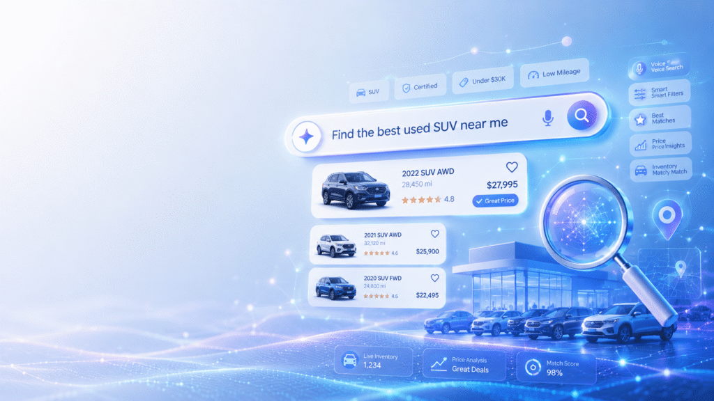 AI search optimization for car dealerships