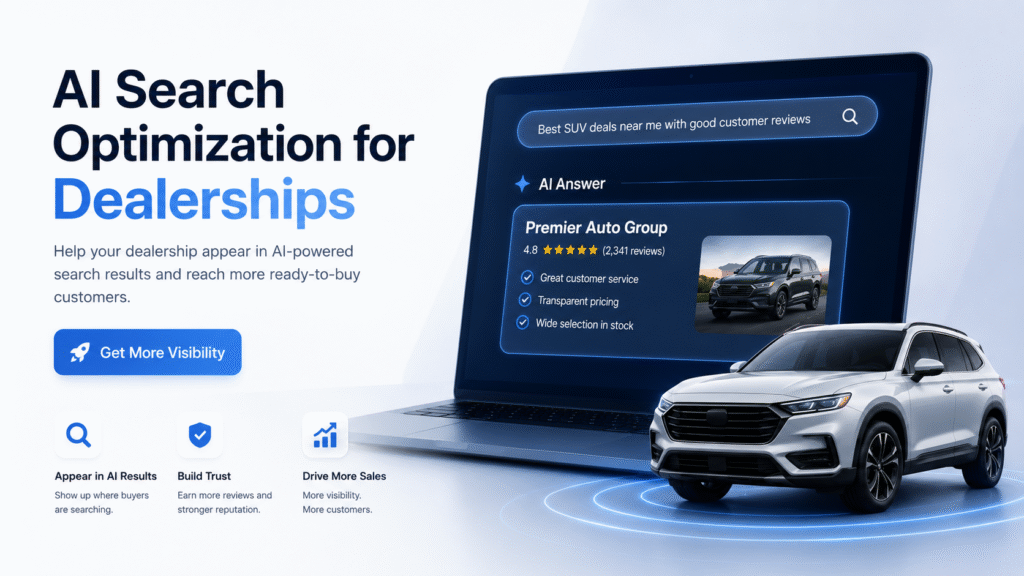 AI search optimization for car dealerships